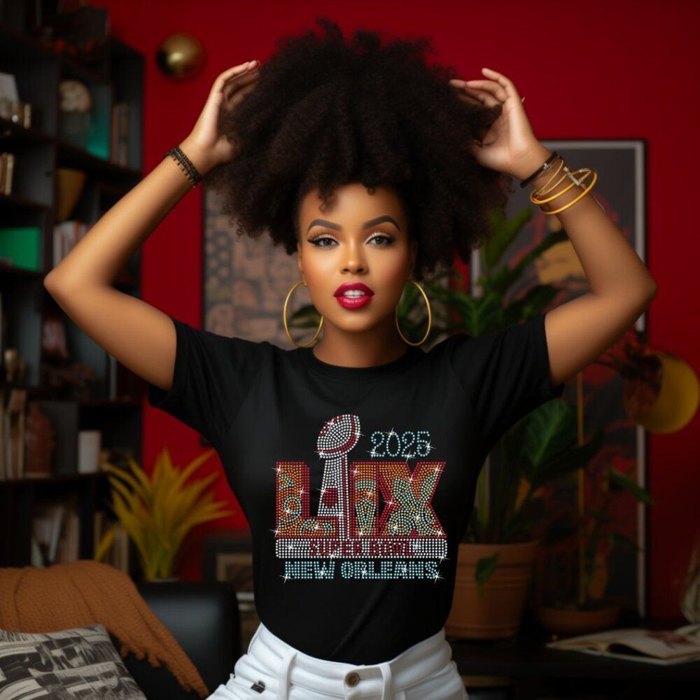 2025 Superbowl Bling Tee